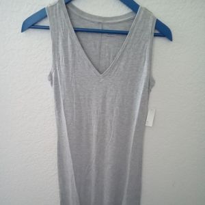 Daily Ritual Women's Soft Jersey Sleeveless V-Neck Midi Dress Size XS